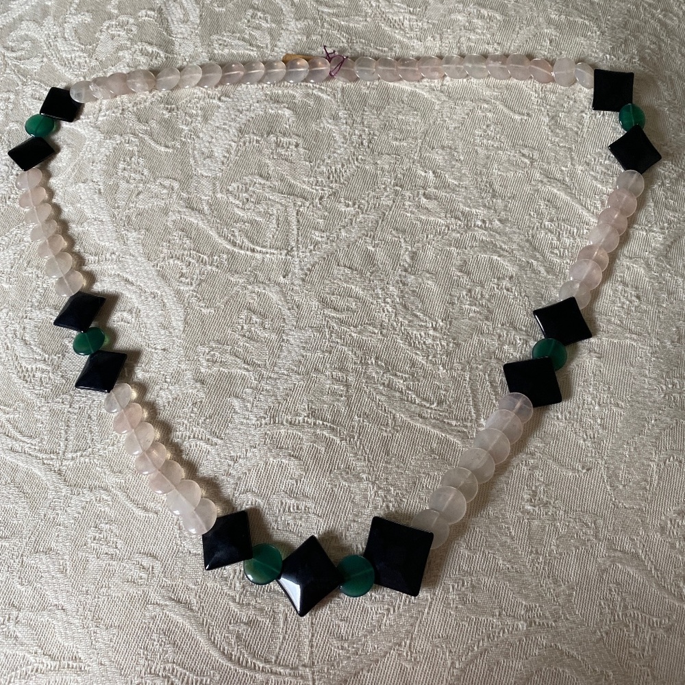 Funky Geometric Statement Necklace - image 7